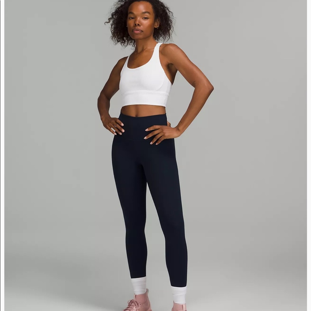 Lululemon Energy Longline Bra Ribbed Luxtreme 
Medium Support, B–D Cups